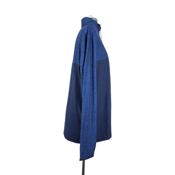 GapFit men's half zip mock neck stretch knit performance long sleeve pullover L - Picture 4 of 10